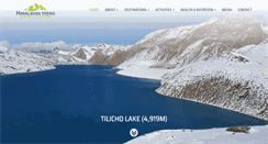 Desktop Screenshot of himalayan-treks.com